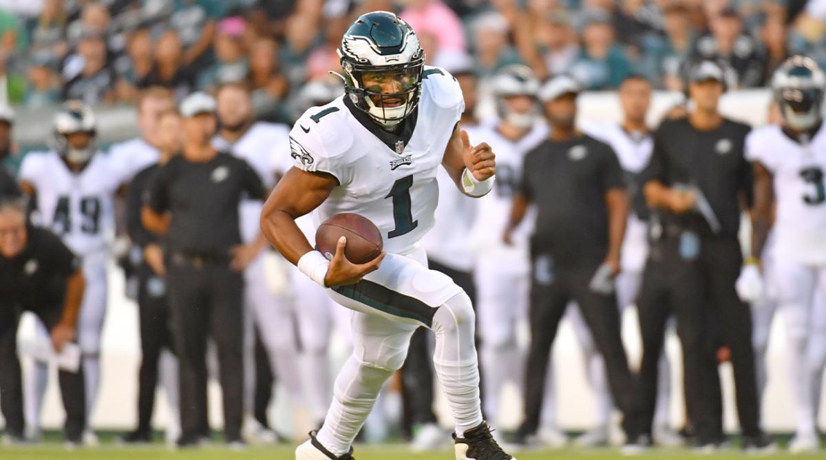 Philadelphia Eagles quarterback Jalen Hurts